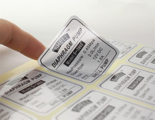 Tem Nhãn Chịu Nhiệt & Môi Trường Khắc Nghiệt 2 Decal bạc