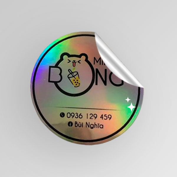 Tem Nhãn Chịu Nhiệt & Môi Trường Khắc Nghiệt 1 Decal bạc