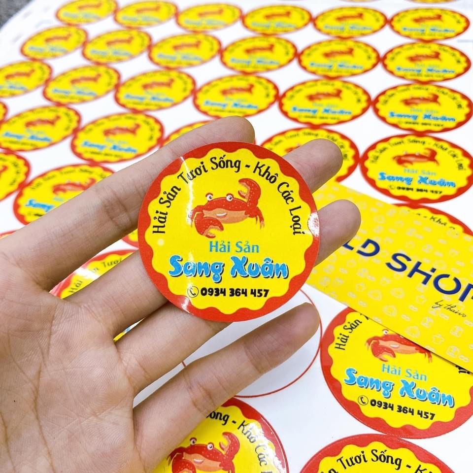 Tem Nhãn Decal Trong & Chống Nước 3 In Tem Nhãn Decal Trong & Chống Nước