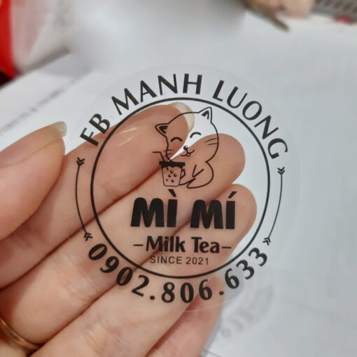 Tem Nhãn Decal Trong & Chống Nước 2 In Tem Nhãn Decal Trong & Chống Nước
